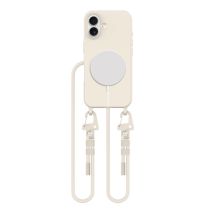 Tech-Protect MagNecklace MagSafe-Hülle mit Trageband für iPhone 16 – Beige