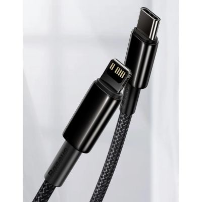 12. Baseus CATLWJ-A01 Lightning – USB-C PD 20 W 480 Mbit/s 2 m Kabel – Schwarz