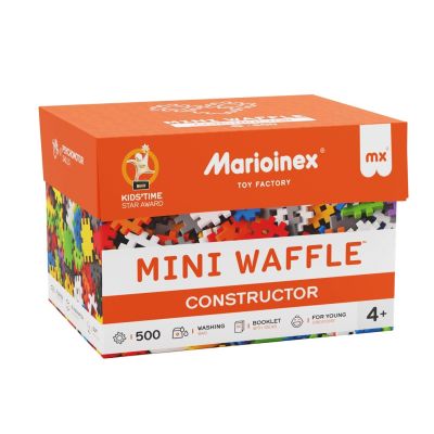 MARIOINEX Mini-Waffelbausteine, 500 Teile