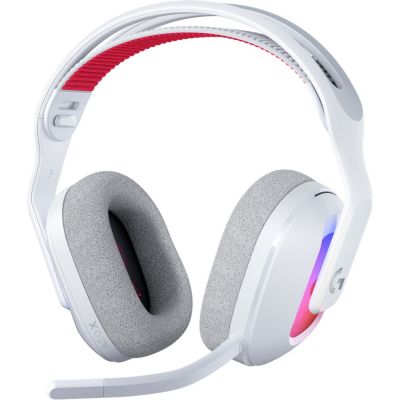 Logitech G Astro A20 X Headset Kabelgebunden und Kabellos Kopfbügel Gaming USB Typ-C Bluetooth Weiß
