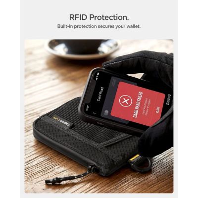 11. Spigen LF300 RFID-Geldbörse – Schwarz