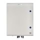 Hermetischer DC/AC-Emitteranschlusskasten IP66 mit Dehn 1000-V-DC-Überspannungsableiter Typ 1+2, 4 x PV-String, 4 x MPPT // Dehn-AC-Begrenzer Typ 1+2, 100 A 3-F, FR 100 A, Phasensignal + Steckdose