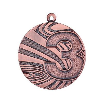9. Bronzemedaille aus Stahl, dritter Platz