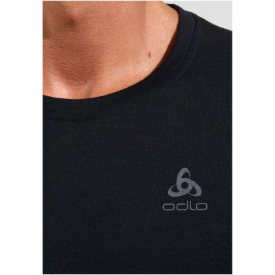 11. Odlo BL TOP Crewneck l/s MERINO 200 Herren T-Shirt Größe M Schwarz