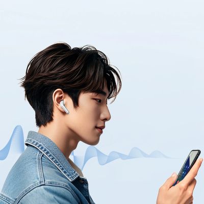 6. QCY AilyBuds E10 LDAC ENC IPX4 In-Ear-Kopfhörer – Weiß