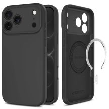 Hülle Tech-Protect Silicone MagSafe für iPhone 18 Pro / 17 Pro - schwarz