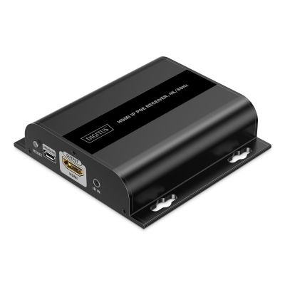 4. Zusätzlicher Empfänger für DS-55353, Extender über verdrilltes Cat.6-Kabel, HDMI 4K/60Hz über IP 1G oder bis zu 120 m/200 m mit PoE