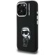 2. Karl Lagerfeld Silikon-MagSafe-Hülle mit Karl-Sketch-Motiv für iPhone 16 Pro Max – Schwarz