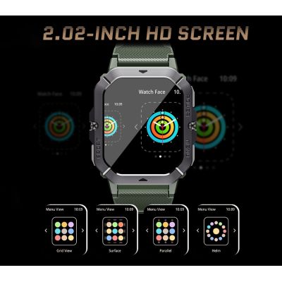 9. Herren-Smartwatch Rubicon RNCF23-1 SCHWARZ