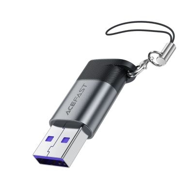 2. Acefast J8 USB-C-auf-USB-A-Adapter – Grau
