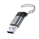 2. Acefast J8 USB-C-auf-USB-A-Adapter – Grau