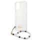 6. Guess GUHCP12MKPSWH iPhone 12/12 Pro 6.1" Transparentes Hardcase White Pearl