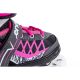 42. ENERO PRO LED-Rollschuhe 4-in-1 38-41 Pink-Grau