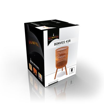 10. Bonfeu Gartenfeuerstelle Bonves 45 Korb schwarz 4502