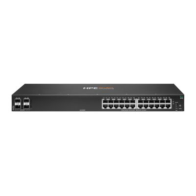 HPE Aruba Networking 6100 24G 4SFP+ Managed L3 Gigabit Ethernet (10/100/1000) 1U Schwarz