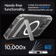 12. Spigen Ultra Hybrid S MagSafe Hülle mit Ständer für iPhone 15 Pro – transparent