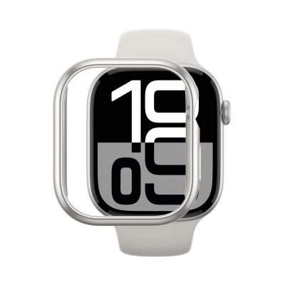 5. AmazingThing Minimal Case für Apple Watch 46 mm – Silber