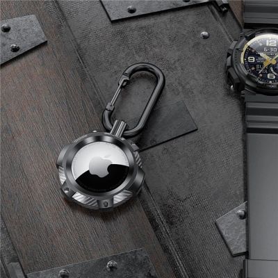 9. Tech-Protect TPUCarbon-Hülle für Apple AirTag – schwarz
