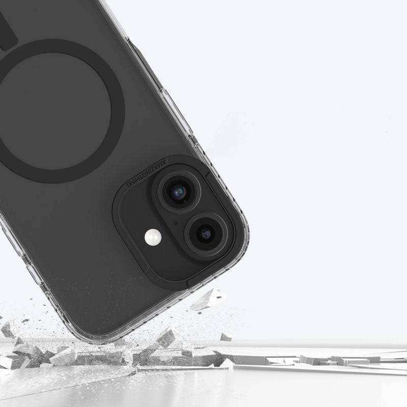 9. AmazingThing Titan Pro Mag Case mit Magnetring für iPhone 16 - Schwarz