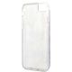 7. Guess Flower Liquid Glitter Case für iPhone SE 2022 / SE 2020 / 7 / 8 - Lila