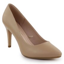 Sergio Leone 1396 kaffeefarbene Stiletto-Pumps