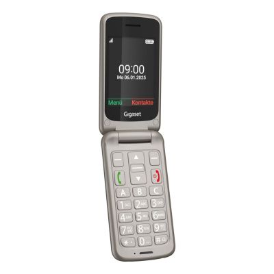 3. Gigaset GL595 7,11 cm (2,8") 114 g Grau Telefon für Senioren