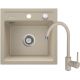 Granitspüle mit 1-Becken-Armatur ZQZA7103 5908212058763