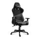 15. Huzaro Force 6.2 Gaming-Stuhl aus grauem Netzgewebe