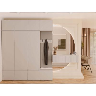 13. Kleiderschrank HAGA IV 3SZ1W Kaschmir