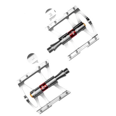 5. Rockbros JT410 4.10 4-Kugellager-Fahrradpedale - Silber