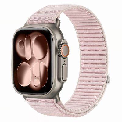 Tech-Protect NylonLoop Armband für Apple Watch 44 / 45 / 46 / 49 mm – Pink