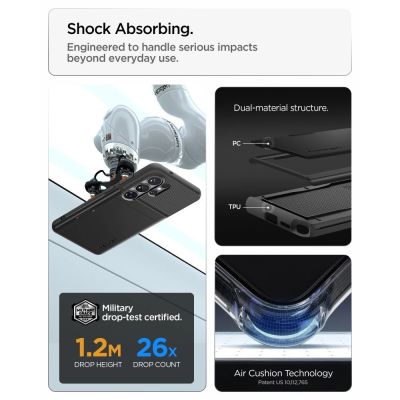 9. Spigen Slim Armor CS Hülle für Samsung Galaxy S26 Ultra - Schwarz