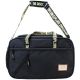 2. REISETASCHE ALS HANDGEPÄCK FÜR DAS FLUGZEUG, SCHWARZ + WEISSE AUFSCHRIFT SEMI LINE