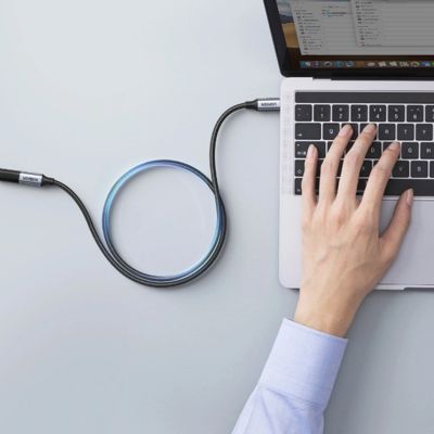 9. Ugreen US372 80810 USB-C – USB-C PD QC-Kabel 100 W 5 A 10 Gbit/s 0,5 m – Grau