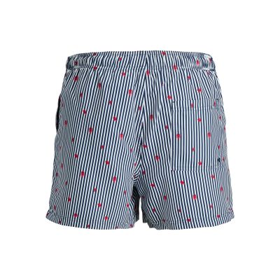 2. Jack&Jones Herren JWHARUBA Badeshorts mit Prints 12206537 Marineblaue Blazerstreifen
