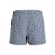 2. Jack&Jones Herren JWHARUBA Badeshorts mit Prints 12206537 Marineblaue Blazerstreifen