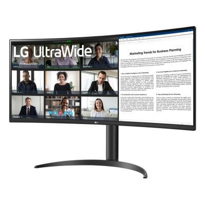 3. LG 34WR55QK-B Computermonitor 86,4 cm (34") 3440 x 1440 px Wide Quad HD Schwarz