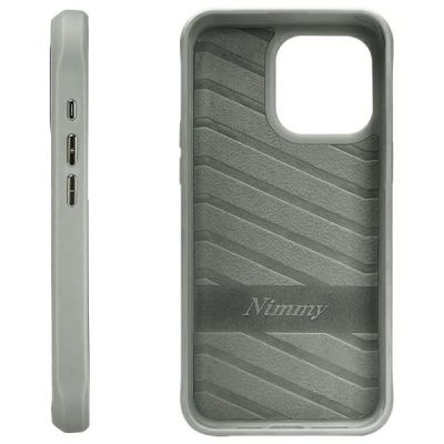 2. Nimmy Glasses Cool Cat Case für iPhone 15 Pro Max - Grau
