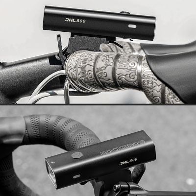17. Rockbros 24710012001 Fahrrad-Frontlicht 800 lm + USB-C - USB-A-Kabel - Schwarz
