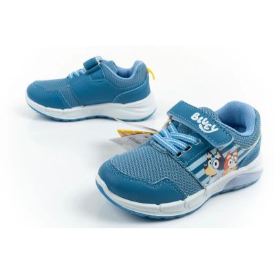 8. Leomil Kinder-Sportschuhe Bluey Sneakers, leicht, mit Klettverschluss, LED, blau