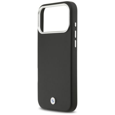 6. BMW-Logo-Metallhülle mit MagSafe-Funktion für iPhone 17 Pro Max – Schwarz