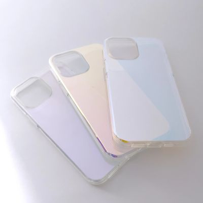 3. Aurora Case Hülle für iPhone 13 Pro Max Gel Neon Cover Gold