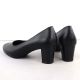 3. Schwarze Damen-Pumps mit niedrigem Absatz, Sergio Leone PB177