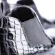 70. Rieker W R474 Schlangenleder Stiefeletten schwarz