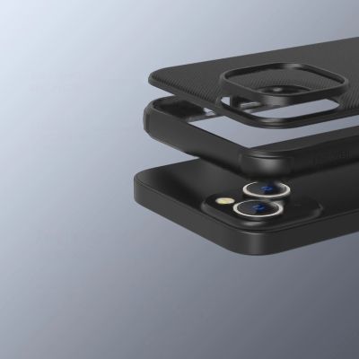 9. Nillkin Super Frosted Shield Pro magnetische Hülle für iPhone 14 Plus mit MagSafe magnetischem Blau