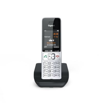 9. Gigaset 500 Comfort ECO DECT GAP CAT-iq silbernes schnurloses Telefon