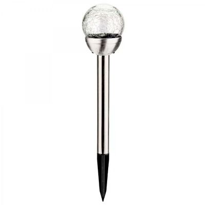 Solarlampe Glaskugel 7,5 x 34 cm RGB