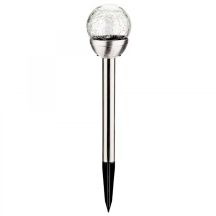 Solarlampe Glaskugel 7,5 x 34 cm RGB