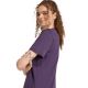 6. adidas Essentials Kleines Logo Baumwolle Lila Damen T-Shirt JY4966