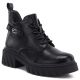 Damen-Botines mit Blockabsatz und Plateau, schwarz, Jezzi MR2502-3
